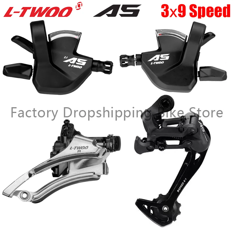 LTWOO A5 3X9 27 Speed Derailleurs Groupset 9s Shifter Lever 9V Rear Derailleur Switche Compatible Shimano 32T Cassette Sprocket