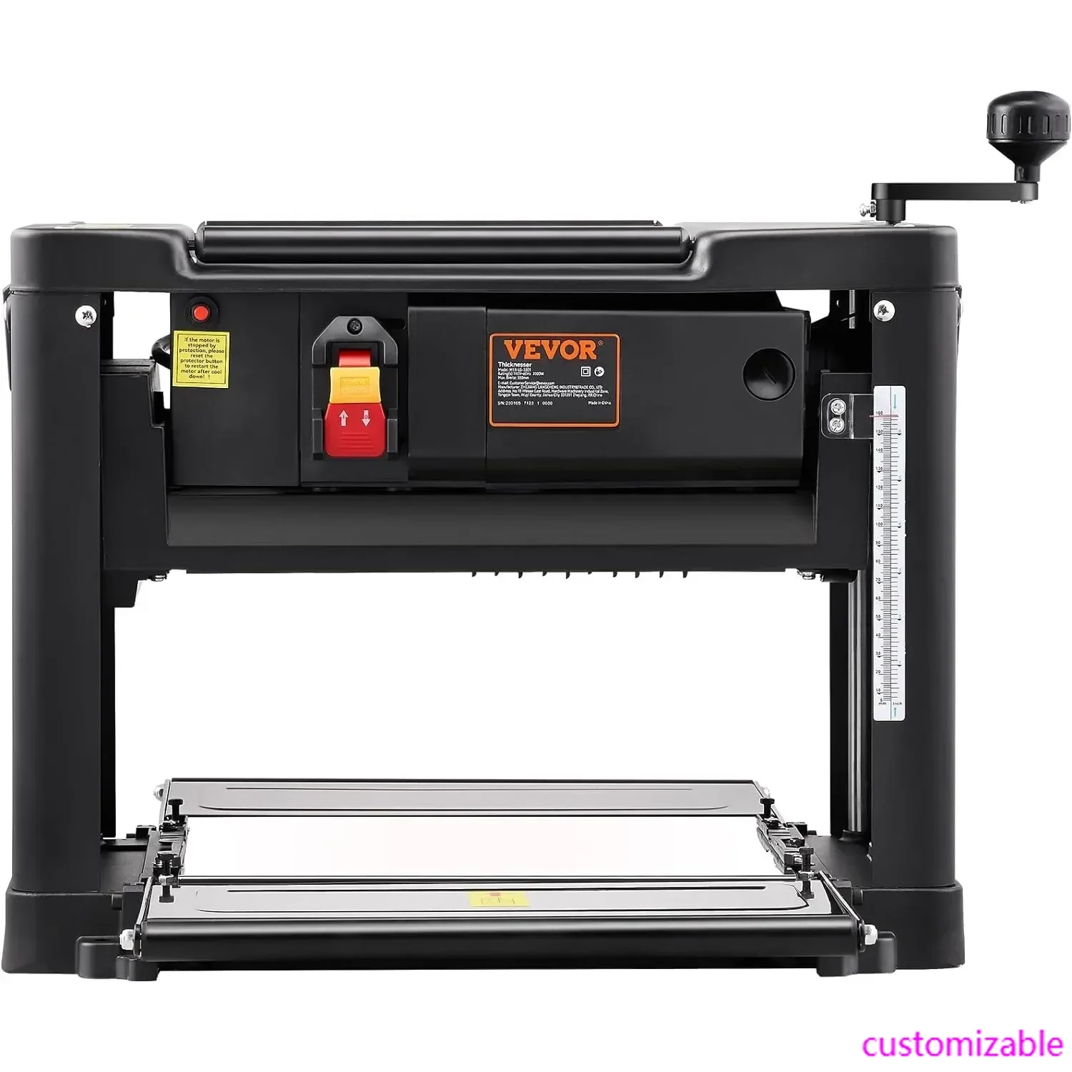 Powerful 13-Inch Thickness Planer with 1800W Motor