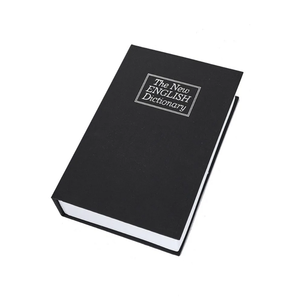 Secret Storage Metal Book Money Box Simulation Hollow Book Secret Safe Combination Lock Piggy Bank with Lock Jewelry Safe