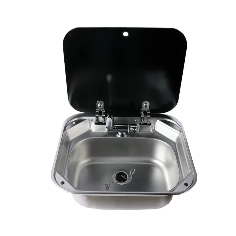 Covered basin, RV modification accessories, folding faucet, flip type sink, washbasin, vegetable basin