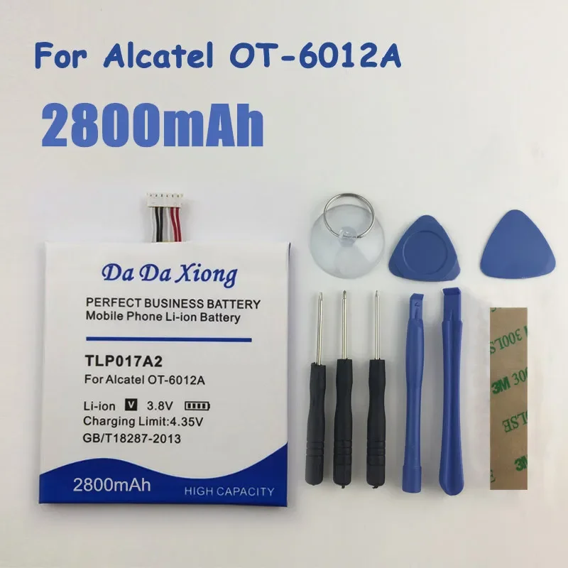 

2800mAh TLp017A2 Battery For Alcatel One Touch Idol Mini OT6012 6012A 6012W 6012E 6012D S530T TLp017A1