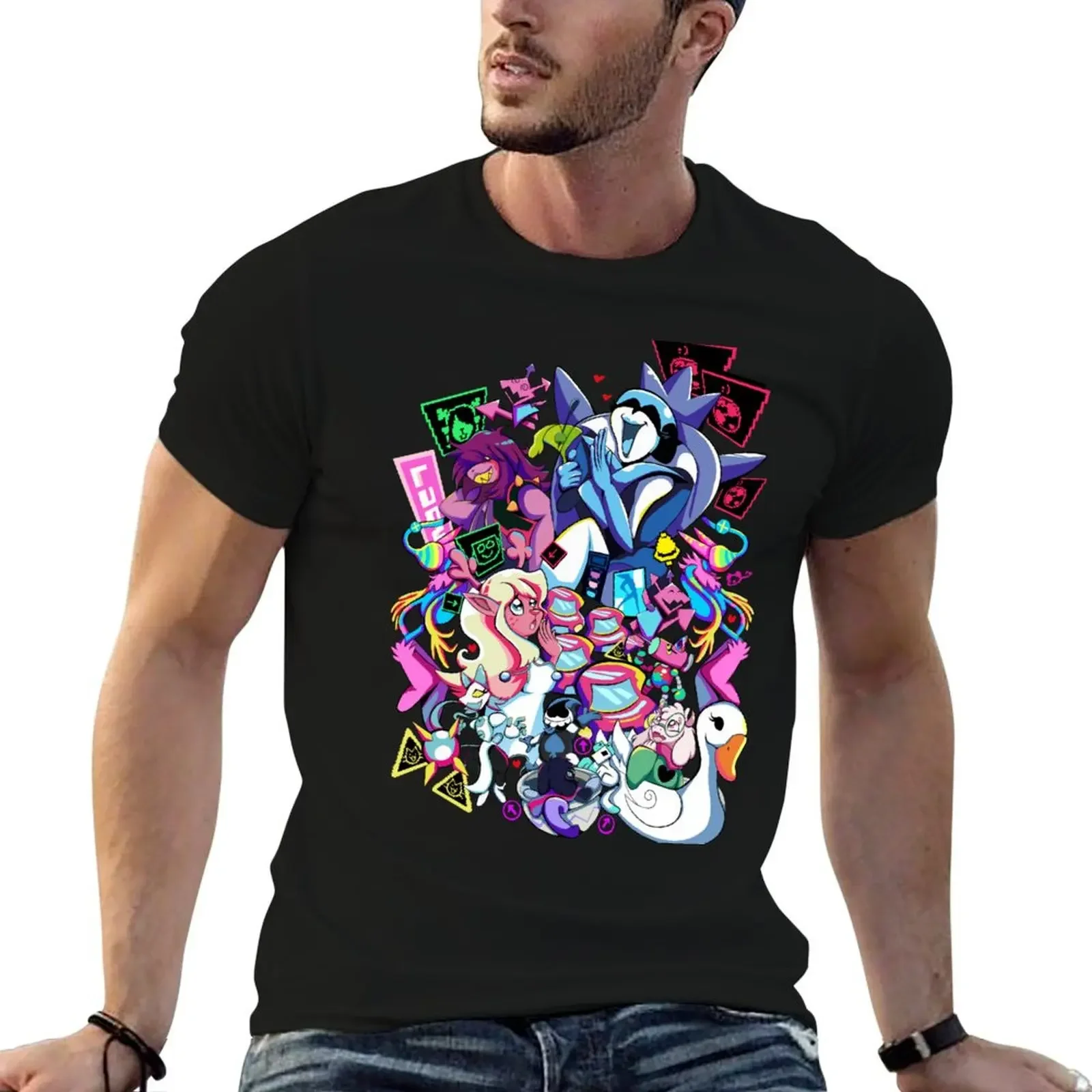 

DELTARUNE - Chapter 2 T-Shirt sports fans anime figures anime t shirts men workout shirt