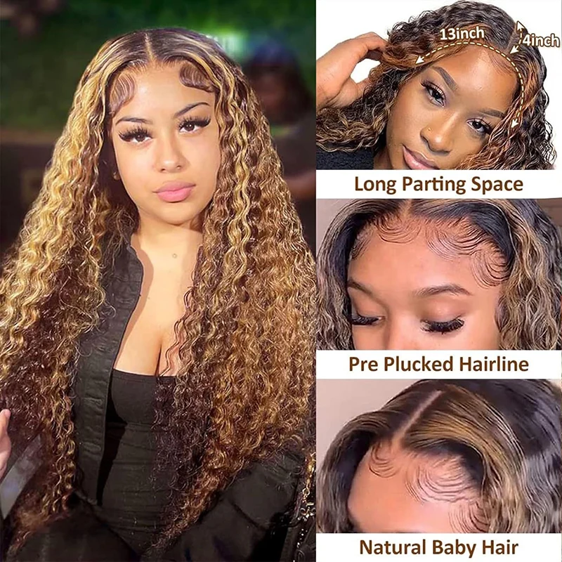 Afrykański Gradient Damska Mała Kręcona Fryzura Koncertowa Nakrycie Głowy Włókno Chemiczne Pełne Nakrycie Głowy Pasujące do Ubrań Barowych Długie Włosy