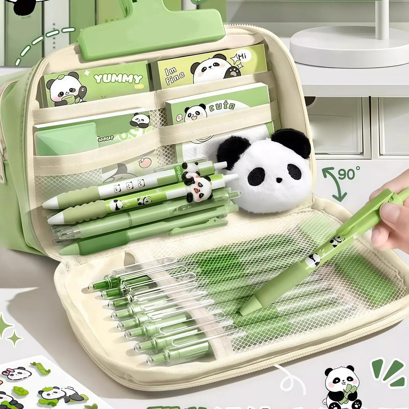 estuche-estetico-para-lapices-con-diseno-de-panda-estuche-para-lapices-de-gran-capacidad-con-diseno-de-animales-estuche-para-lapices-bonito-con-diseno-de-panda-estuche-para-papeleria-con-cremallera