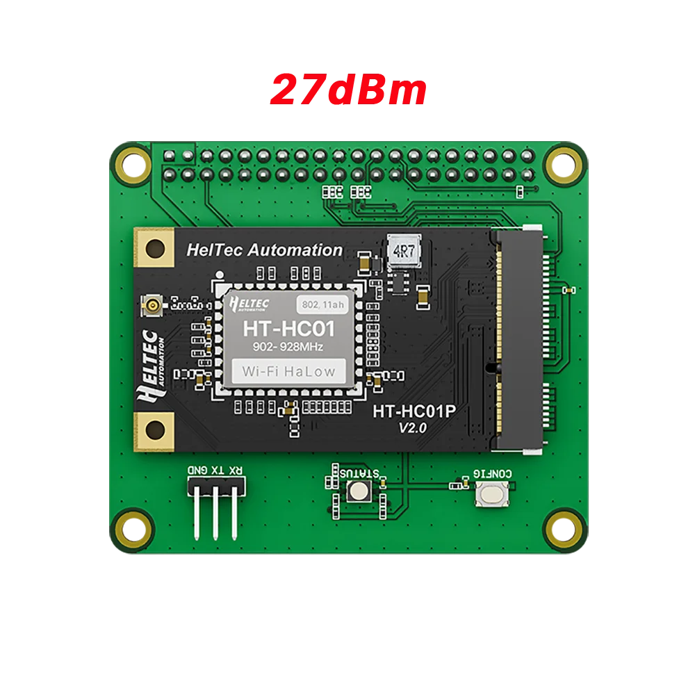 Heltec WiFi HaLow Module HT-HC01P V2 Mini PCIe Interface 863–928MHz and Raspberry Pi HAT Smart Home and City IEEE 802.11ah