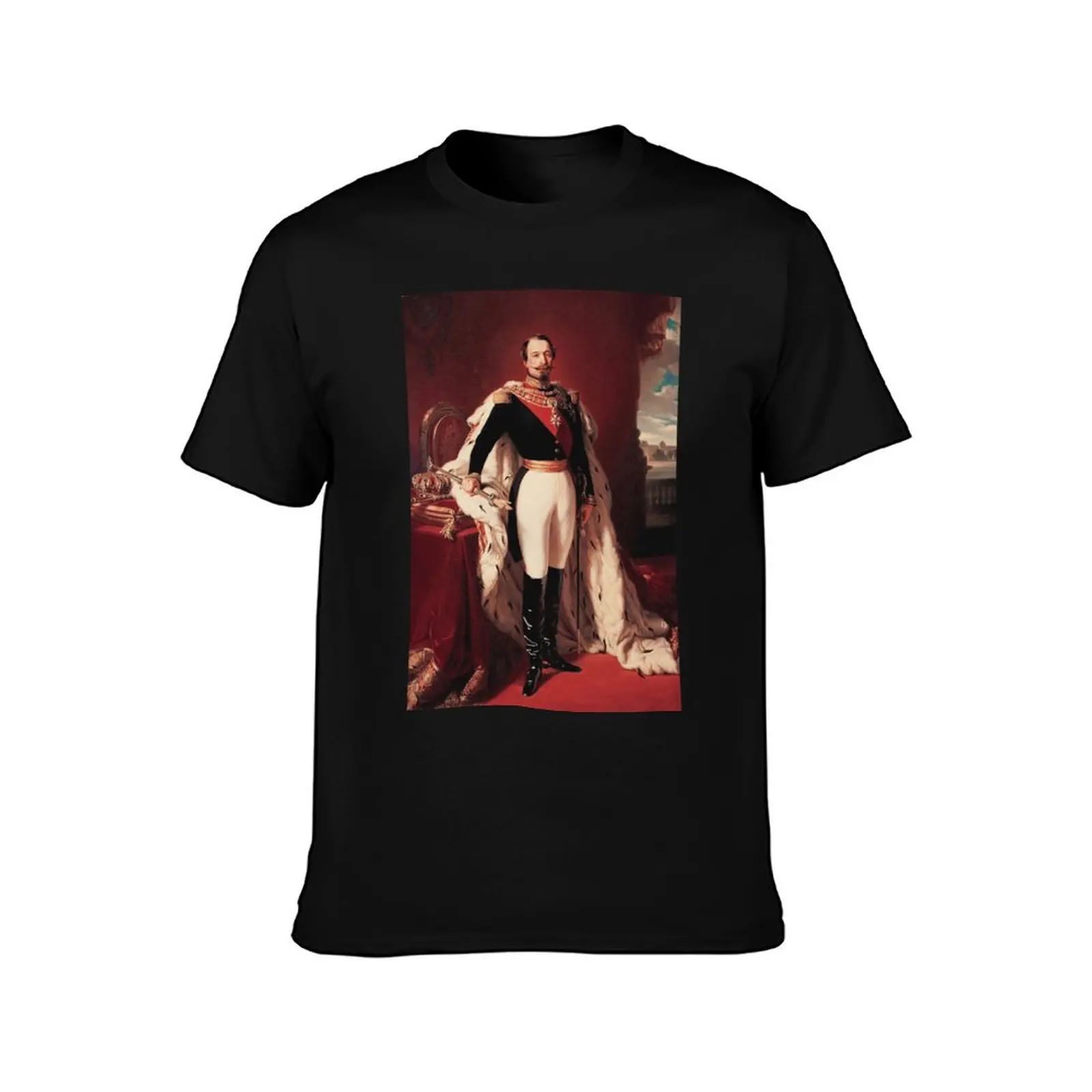 Franz Xaver Winterhalter - The Emperor Napoleon III T-Shirt Summer Casual Cotton Tee Oversized Streetwear Tops 100% Cotton