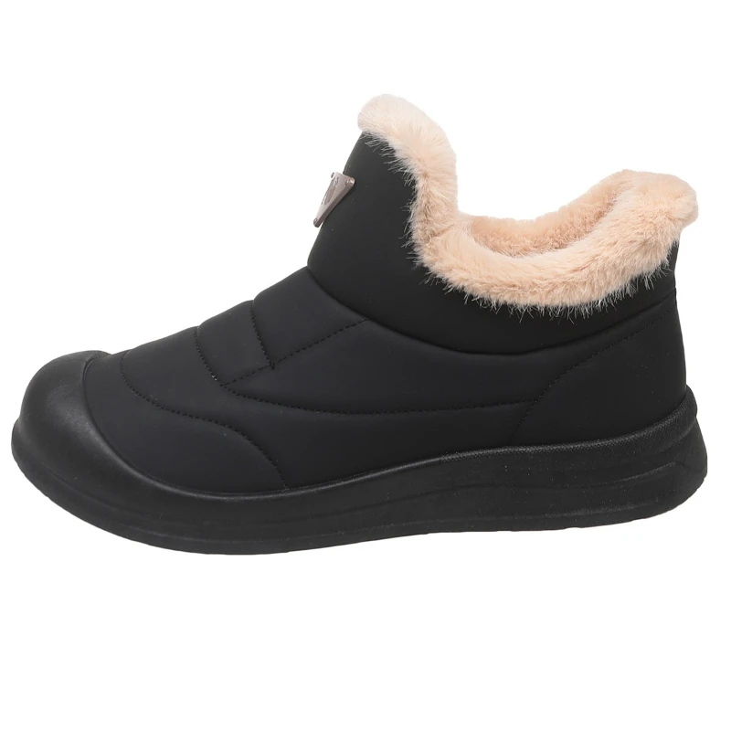 

Fashionable Korean Style Thickened Fleece Lined Snow Boots Women's Comfortable Cotton Shoes Waterproof Anti-slip Winter Boots
