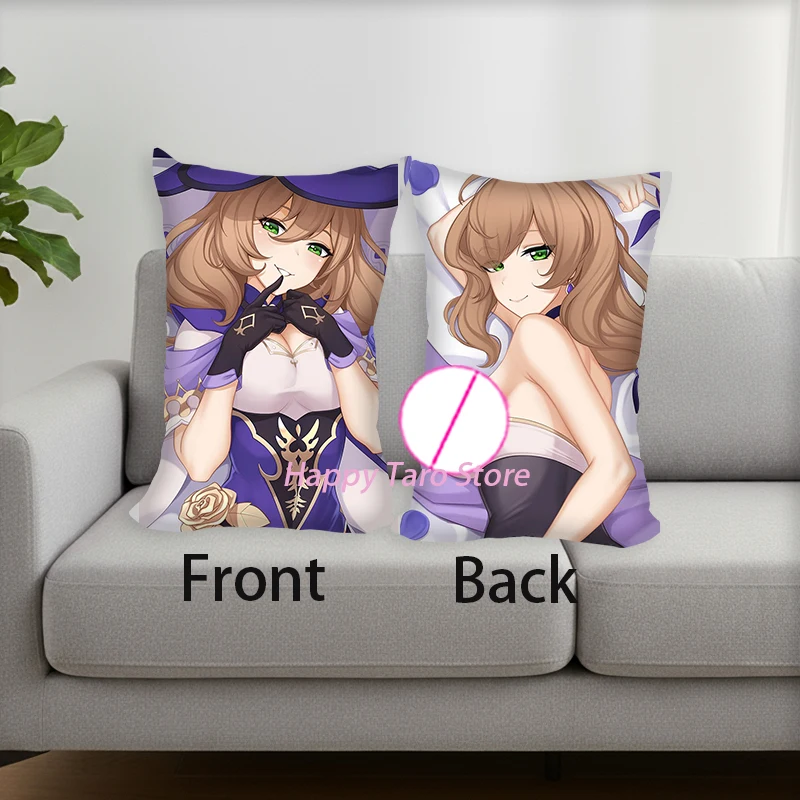 

Dakimakura Anime Pillow Case Lisa Genshin Impact Nsfw Half Body Cartoon Pillowcase Double Side Print Gifts