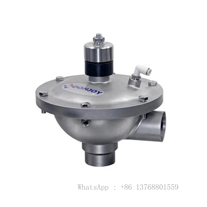 DONJOY SS316L Sanitary Back Pressure Valve Constant Pressure Regulating Valve Fixed Pressure Safety Valves 1.5 Inch