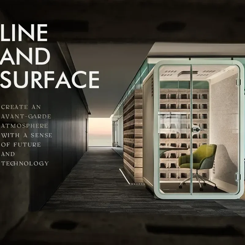 Acoustic Office Pods Sleeping Relaxation 2025 New Luxury Soundproof Booth for Outdoor customize