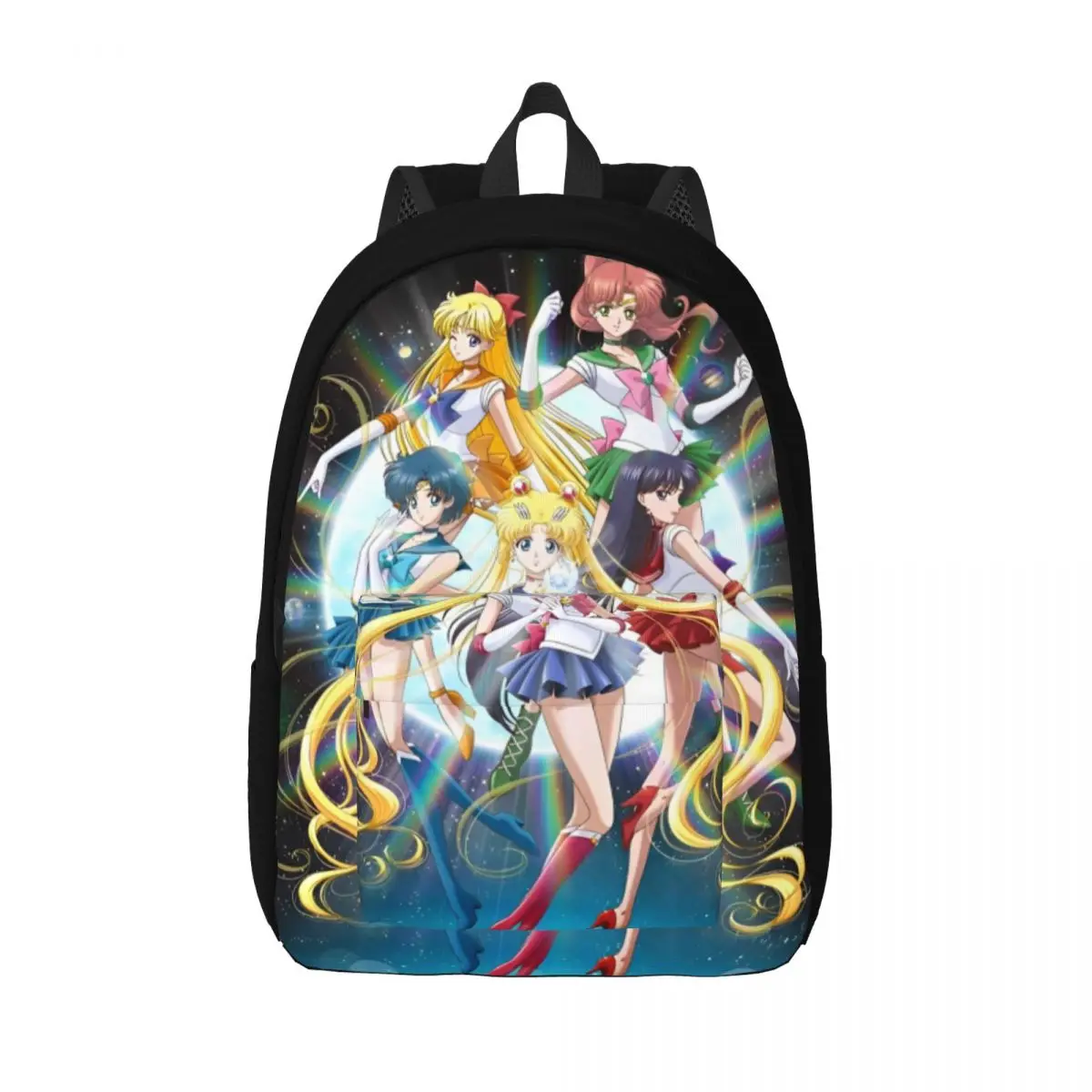 

Magical Girl Classical Backpack Outdoor Student Business Comics Anime Daypack for Men Women Laptop Shoulder Bag