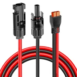 2m 1.5m Solar Panel Connector to XT60i Cable for Ecoflow RIVER 2/RIVER 2 Max/RIVER 2 Pro/DELTA 2/DELTA Max (2000)/DELTA Pro etc.