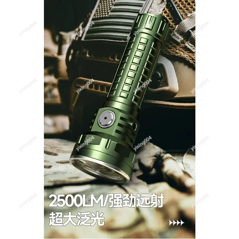 

Rechargeable Bright Flashlight Portable Long Lasting Outdoor Lighting Lamp