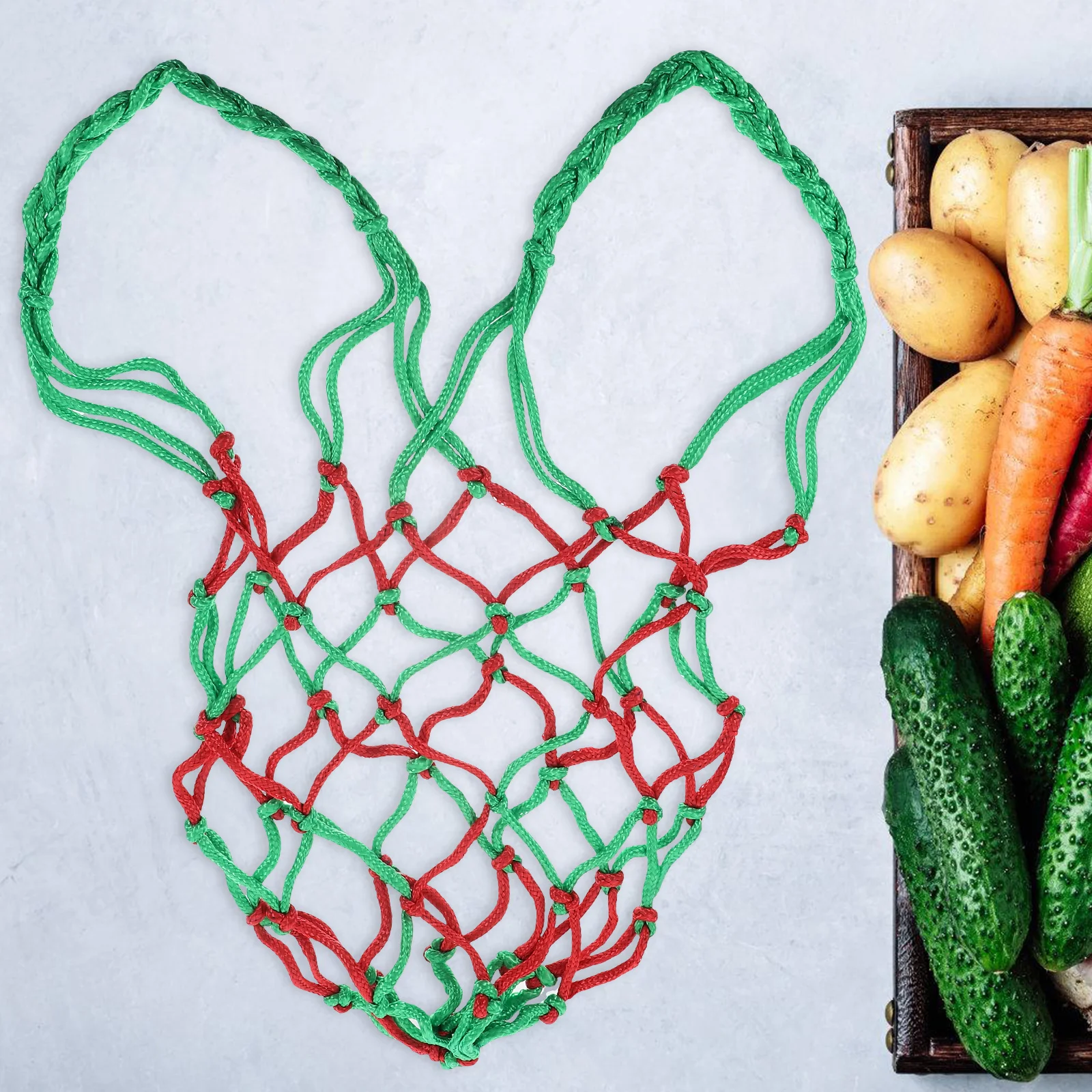 

10Pcs Macrame Hanging Fruit Basket Multi-Function Vegetable Storage Organizer Wall Art Decor for Kitchen Home Supply