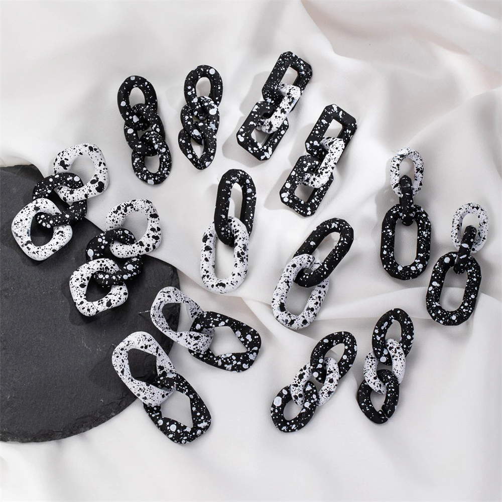 Винтажные-Модные-металлические-серьги-подвески-ifmia-в-виде-цепочек-для-женщин-подвесные-черные-и-белые-серьги-ювелирные-изделия-в-подарок