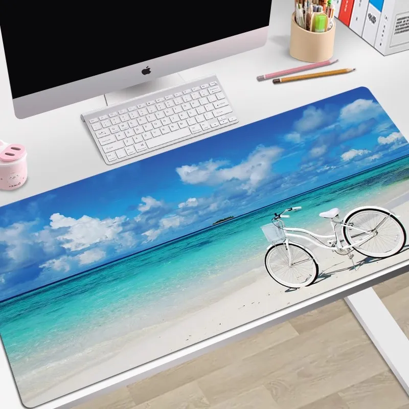 لوحة ماوس مخصصة للحيوانات من Beauty Nature - سجادة مكتب كبيرة جدًا غير قابلة للانزلاق لذكرى عيد الميلاد في عيد الحب