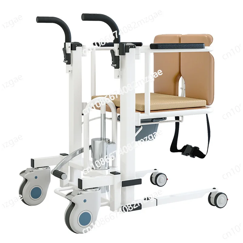 

Multifunctional lift machine for the elderly Hydraulic lift toilet chair Multifunctional portable mobile cart