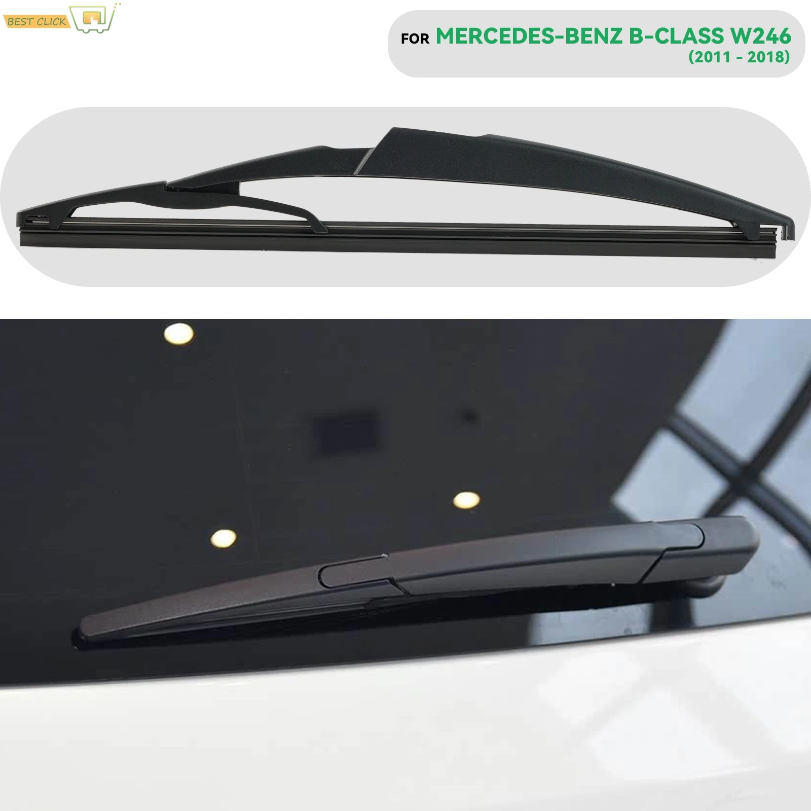 Щетка заднего стеклоочистителя A 2468201045   Для Mercedes Benz B180 B200 B260 W246 2012-2019 лобовое стекло автомобильные аксессуары задняя дверь Wondow