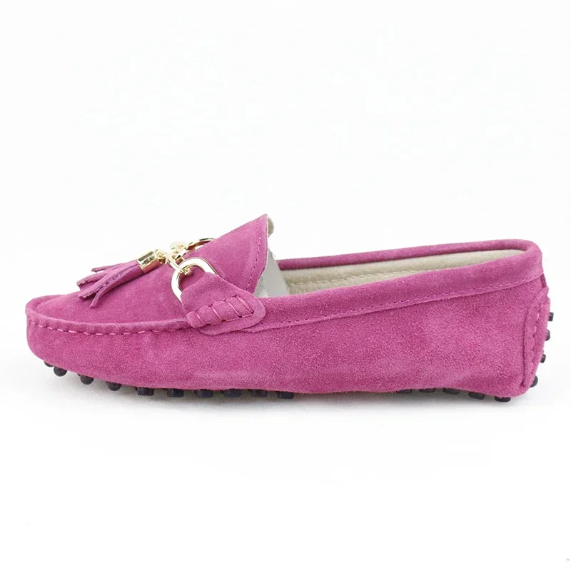 Top Quality Genuine Leather Women Shoes Comfortable Soft Moccasins Ladies Flats Casual Shoes Driving Loafers Office Flat Shoes