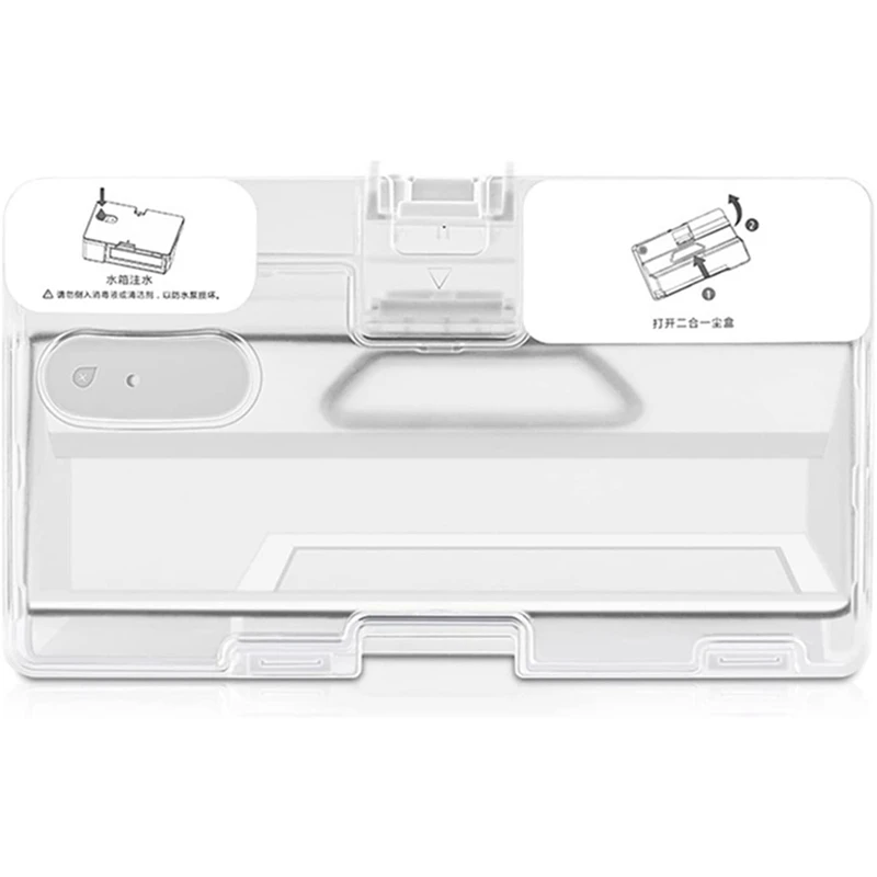Caja de polvo para tanque de agua, filtro Hepa, mopa de vacío, plástico esencial para Xiaomi Mijia G1 MJSTG1 Robot