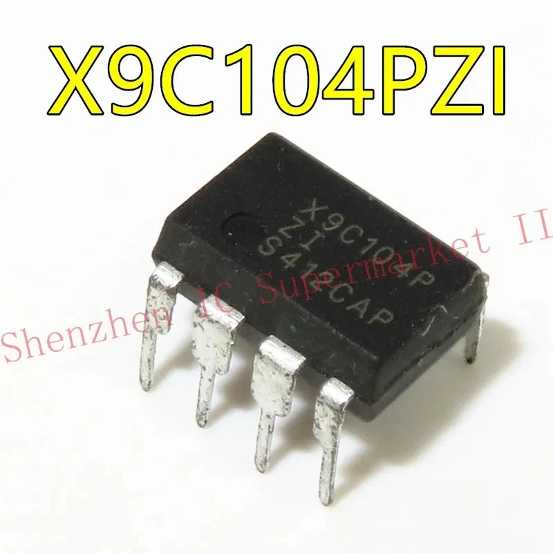 X9C104P X9C104PIZ X9C104 X9C104PZI Digitally Controlled Potentiometer IC Digitally Controlled Pot (XDCP)