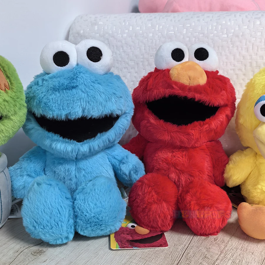 20cm Classic Sesame Street Plush Toy Stuffed Toy Big Bird Elmo Cookie Monster Oscar Official Licensed Soft Doll Lovely Gift