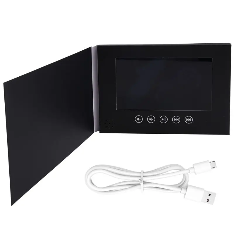 zizi-ips-screen-7-inches-hard-cover-video-brochure-256mb-memory-5-button-control-unit