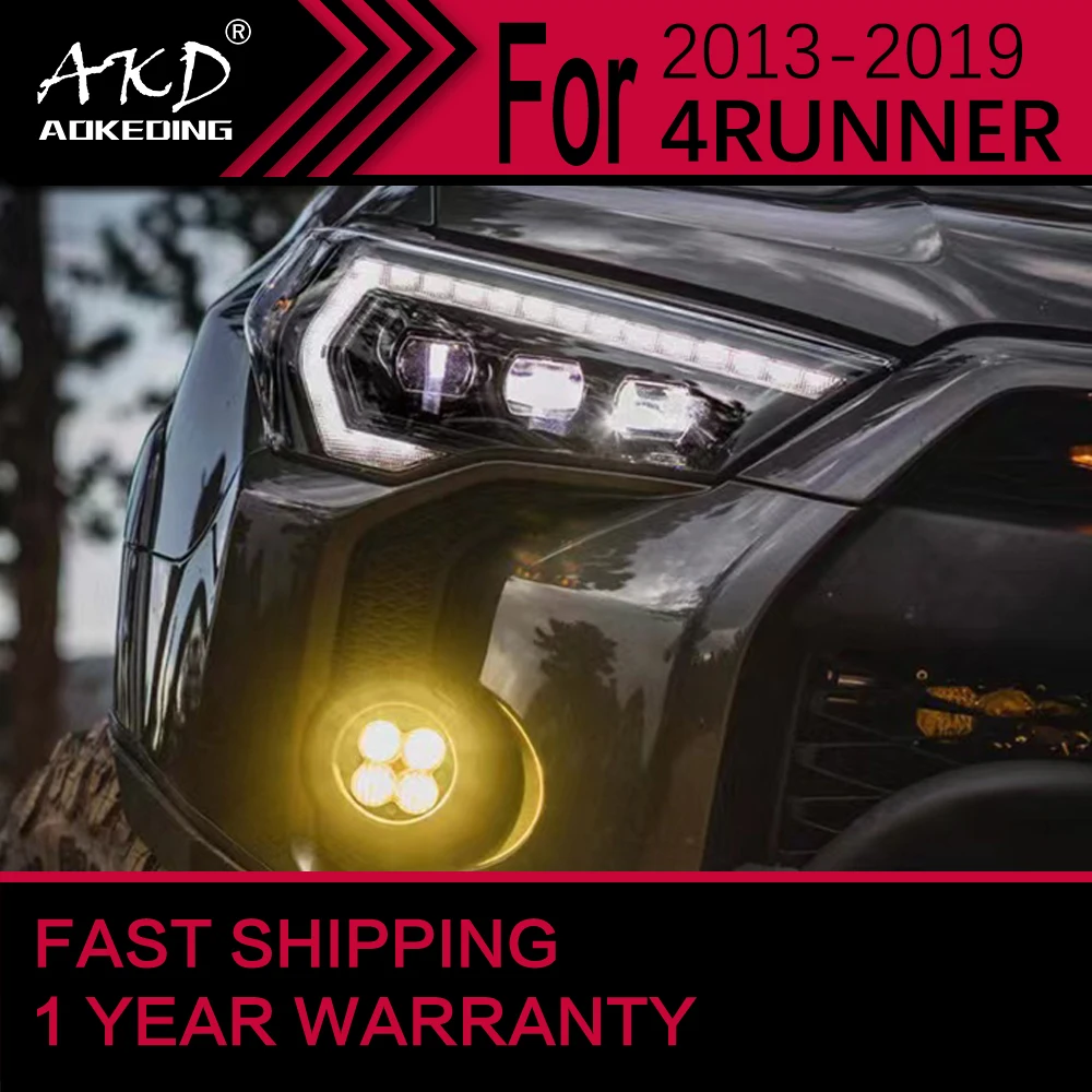 

Car Lights for Toyota 4Runner LED Headlight 2013-2019 4Runner Head Lamp Drl Projector Lens Automotive Accessories