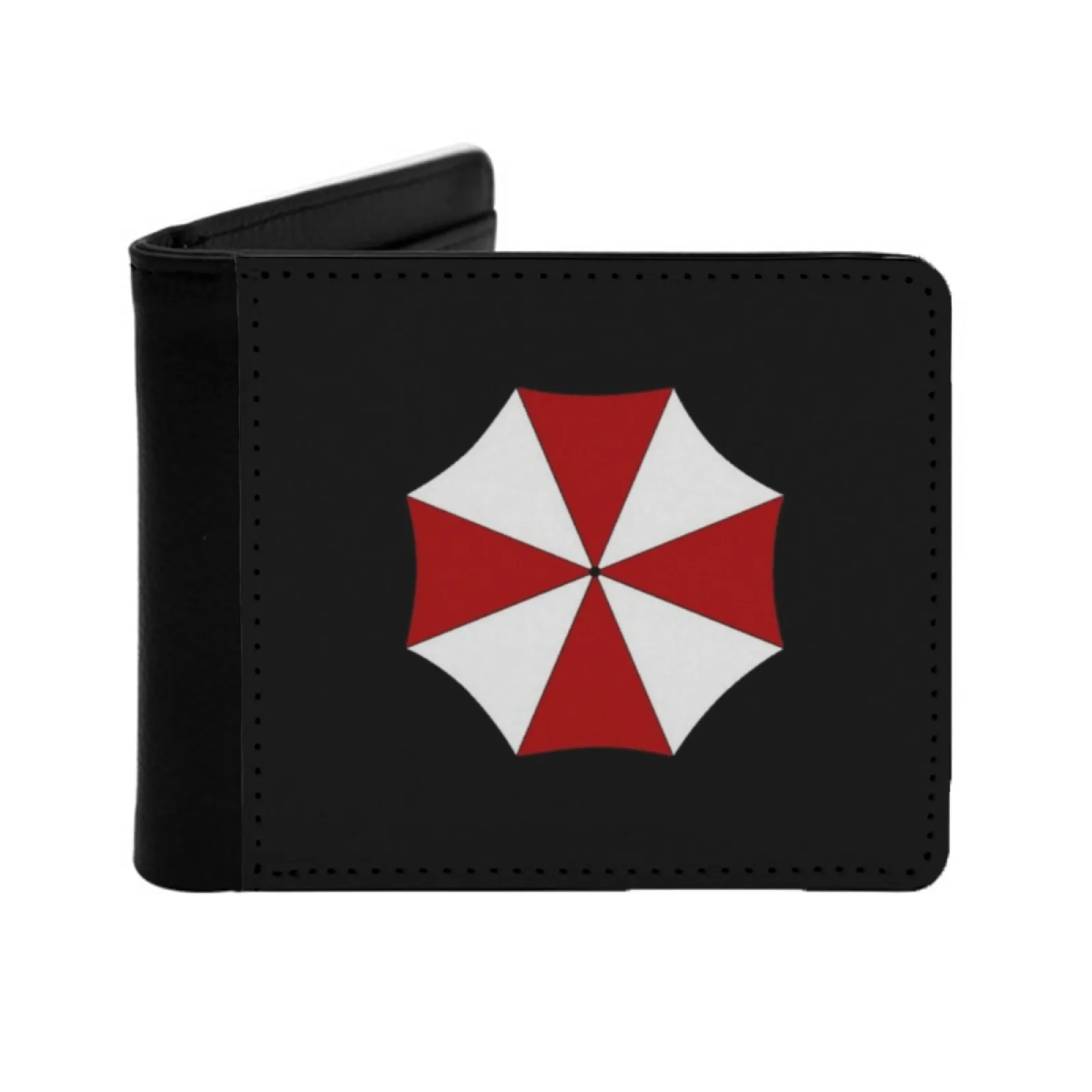 Umbrella Corp Personalized Wallet For Men And Women Pu Leather Short Pocket Purse Umbrella Corp Corporation Racoon City Leon