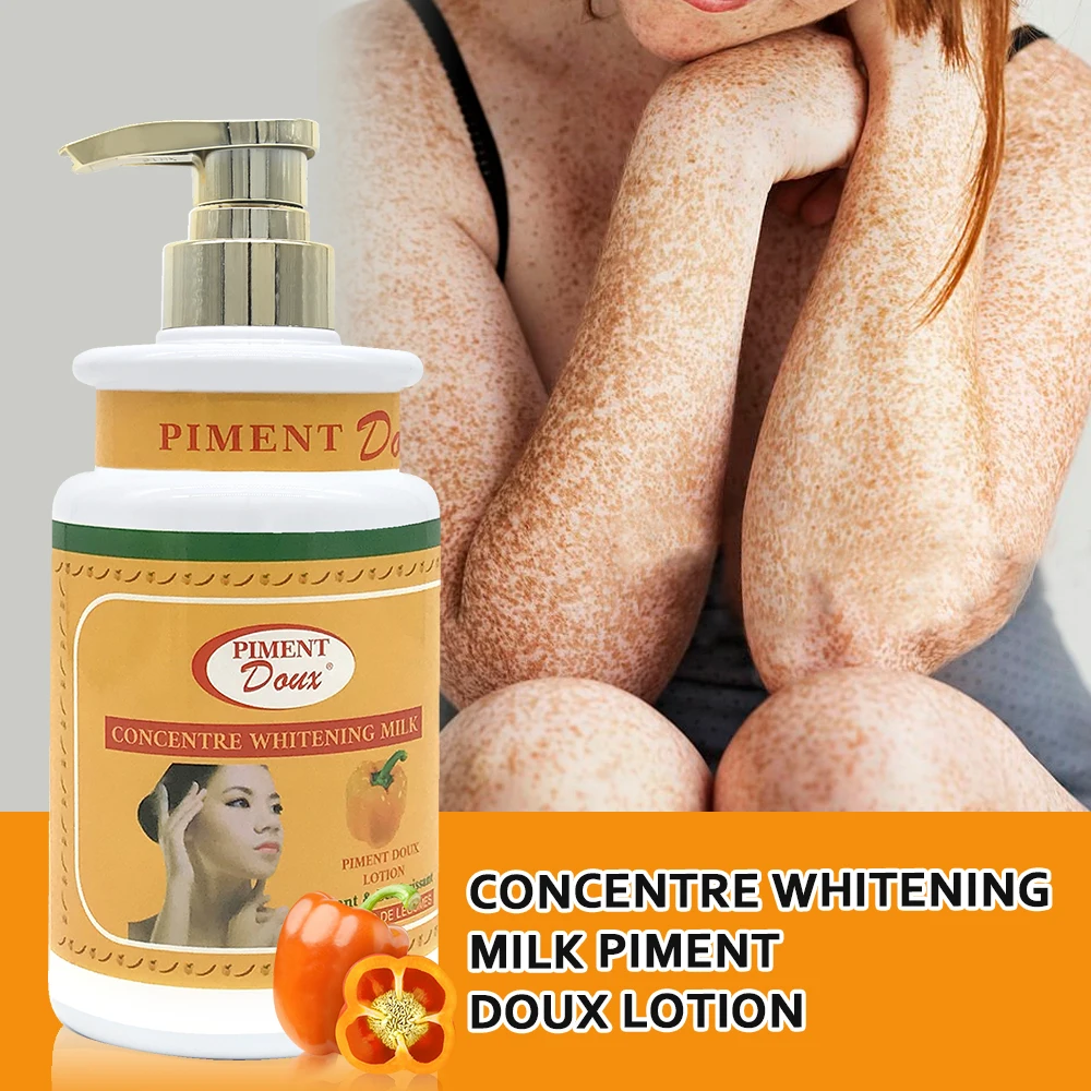 

Piment Doux Concentre Whitening Body & Face Lotion with Acide phytique for Restores Clear and Even Skin Tone Spot Removal Cream