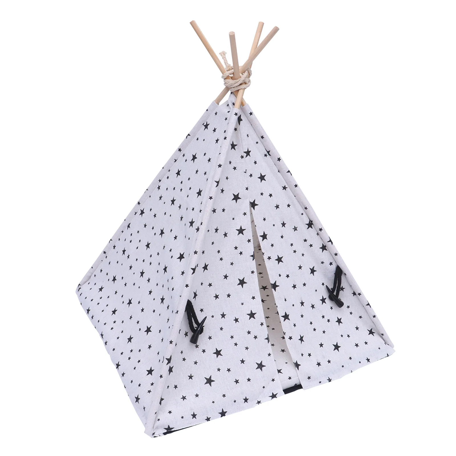 Tienda portátil para mascotas, perrera lavable y transpirable para perros, cama para gatos, casa estable con marco de madera, casa para cachorros pequeños, tienda para mascotas