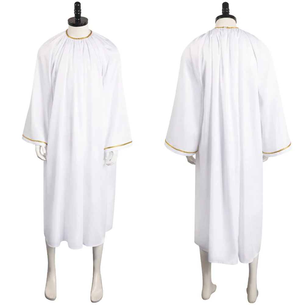 Good Omens Crowly Angel Cosplay Costume azirapale outfit Halloween Carnival travestimento vestito adulto uomo maschile gioco di ruolo Robe