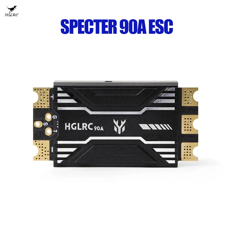 HGLRC SPECTER 90A ESC Dual MOS Support BL32 ESC Telemetry 2-8S for Movie-level X8, X4, and XCLASS RC FPV Drone