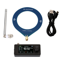 New CNC Aluminum ATS-mini V2 0.5-108MHz SI4732 Mini Radio Pocket SSB Radio with 2pcs Antenna FM/AM All Band ESP32 Radio Receiver