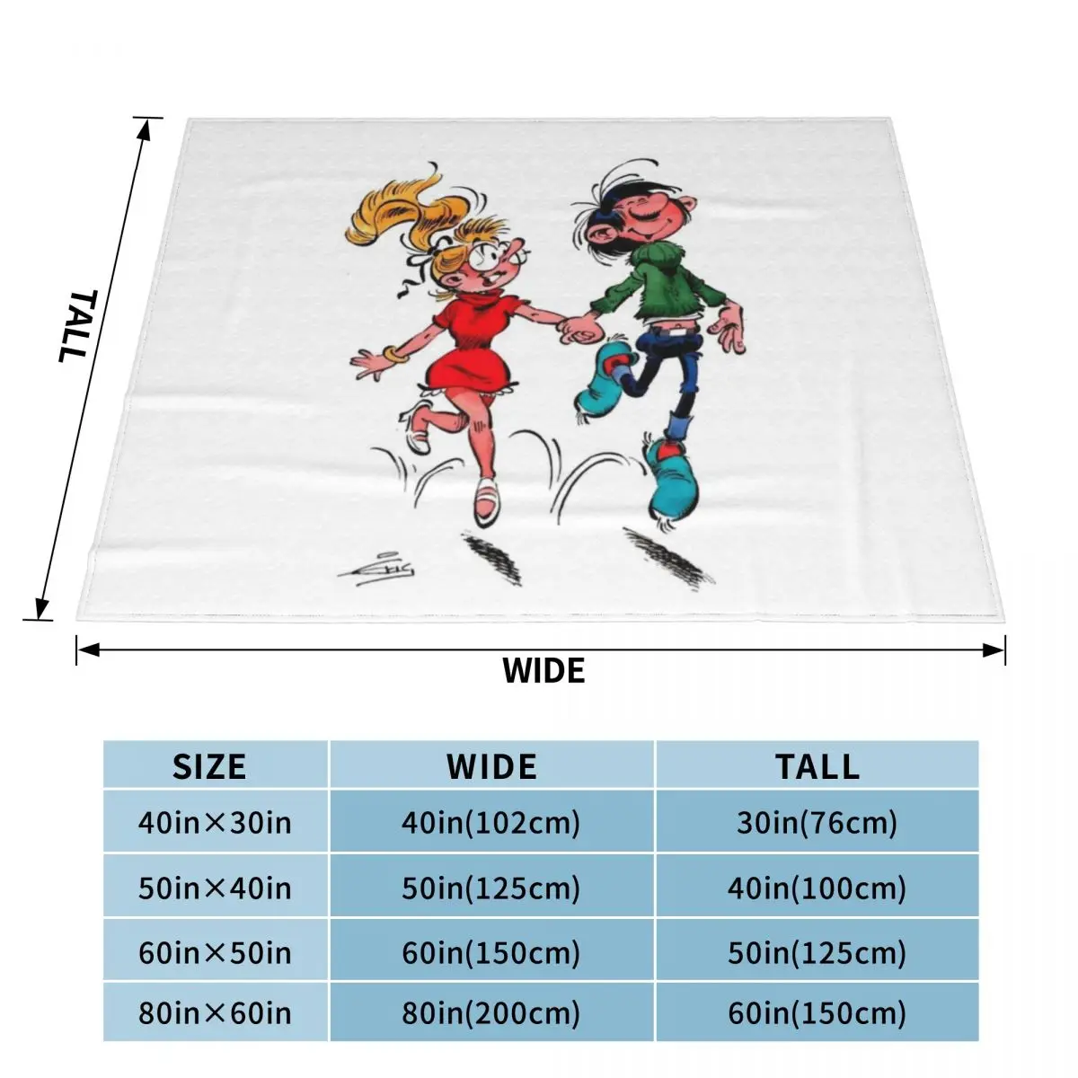 Gaston lagaffe Throw Blanket Hairy Blanket Beautiful Blankets Hairy Blankets Hair Blanket