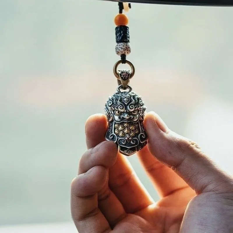 

Общий заказ Tang Xuan Броня Подвеска Мужской Автомобильный Подвесной Свитер Цепочка Серебряное Ожерелье Ретро Высококачественный Брелок Подвесной