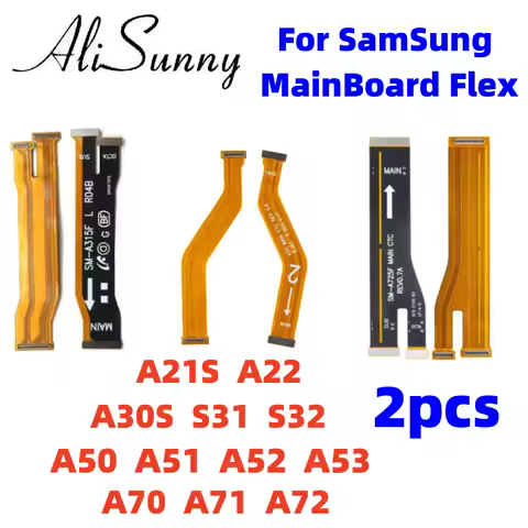 2pcs Mainboard Charging Connect Flex Cable for SamSung A21S A22 A30S A31 A32 A50 A51 A52 A53 A70 A71 A72 Motherboard Flex Cable