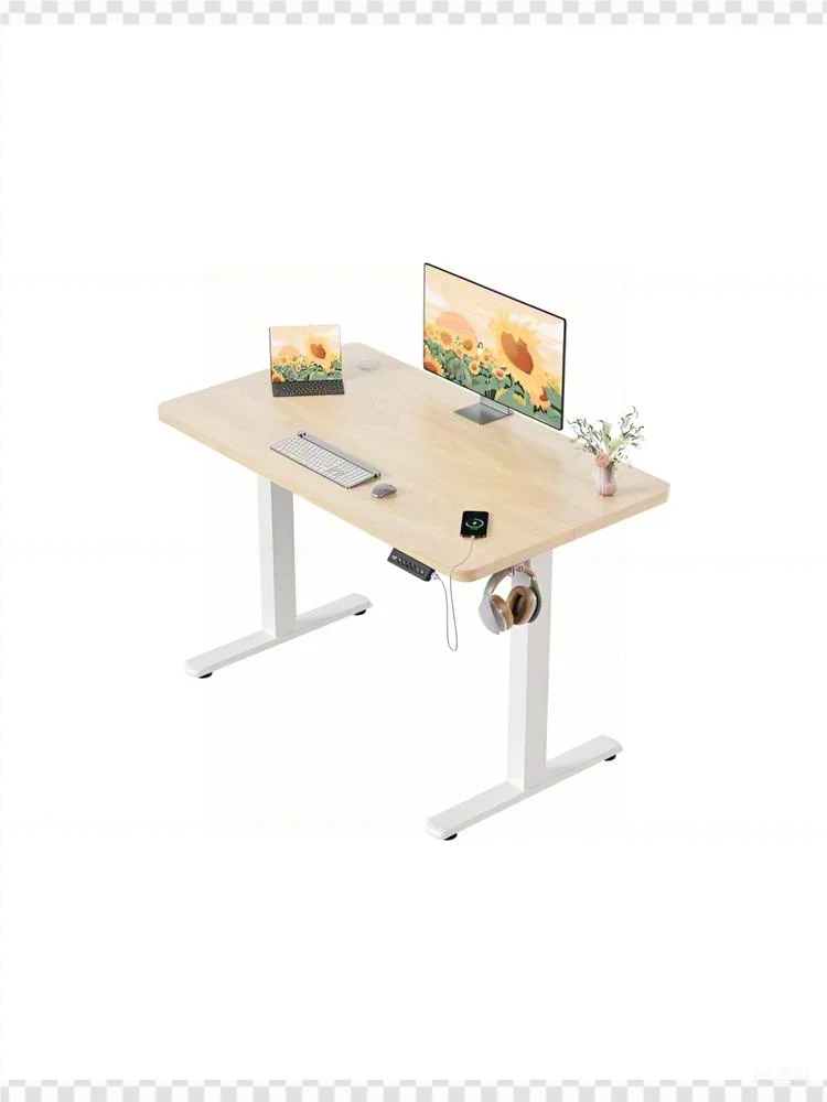 Devoko In hoogte verstelbaar bureau met USB-aansluiting Bureau In hoogte verstelbare elektrische standaard Zitting verstelbare computer - afbeelding 2
