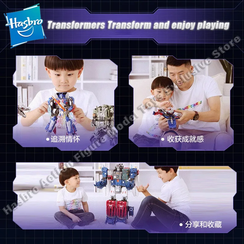 Oryginalny Hasbro Transformers Bludgeon Ruckus Figurki akcji Model Zabawki Kolekcjonerski robot zmieniający kształt Autoboty Prezent