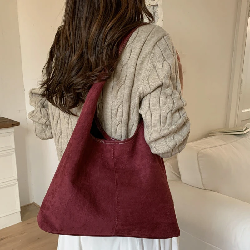 

Маленькие 2 шт./компл. однотонные сумки-тоут из матовой кожи для женщин, зимняя женская сумка на плечо 2025 года, женские сумки и кошельки в стиле ретро