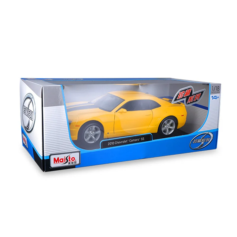 In Stock Maisto 1:18 2010 Chevrolet Camaro Ss Alloy Miniature Diecast Model Chevrolet Sports Alloy Luxury Vehicle Toys Kids Gift