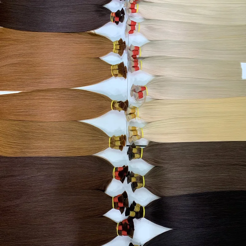 18～30インチ ベトナム産レミー人毛 編み込み用ストレートバルク ウェフトなしエクステ 100g カラー613