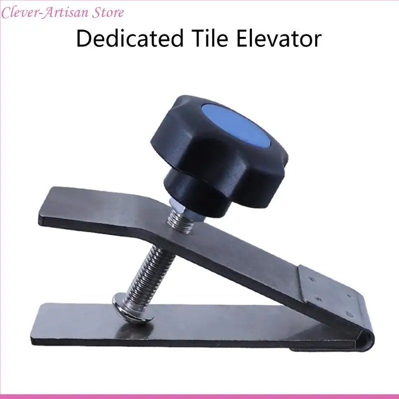 E06B Tile Lifter 10-50mm Spring Steel Labor Saving Lifting Tool Spring Steel Adjustable Effort Elevator for Wall Tiles Floors