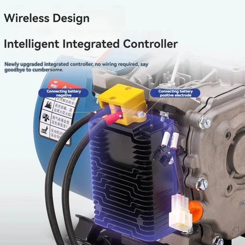 NewPower Electric Vehicle Range Extender Generator Three-wheel Variable Frequency Battery Gasoline Range