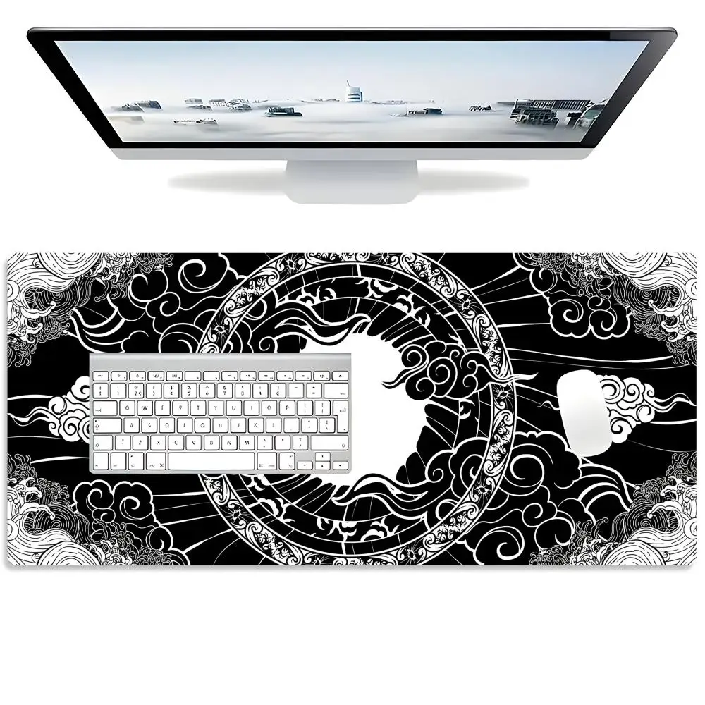 

Large mouse mat XXL mouse mat Beauty Sun Keyboard mat Mouse Oriental Mats for computers Mousemat 90x40 Mouse carpet Art Pad