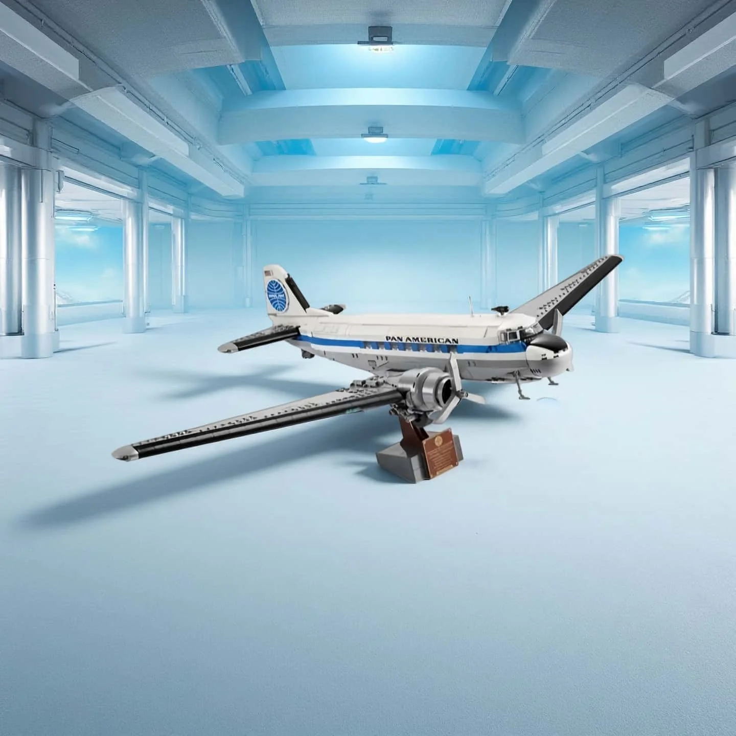 

2026 New Douglas DC-3 Airliner Building Block Kit American Aviation Airplane Model Blocks Brick Toys for Adults Gifts