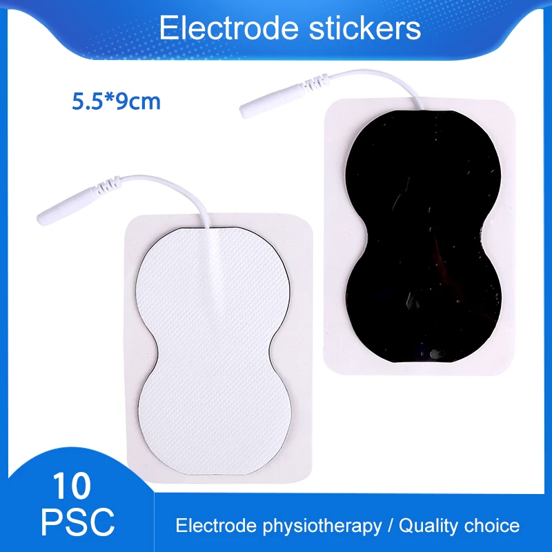 

10pcs Physiotherapeutic Patches Electrode Pads Self Adhesive Pulse Gel for Tens Acupuncture Therapy Slimming Machine Massager