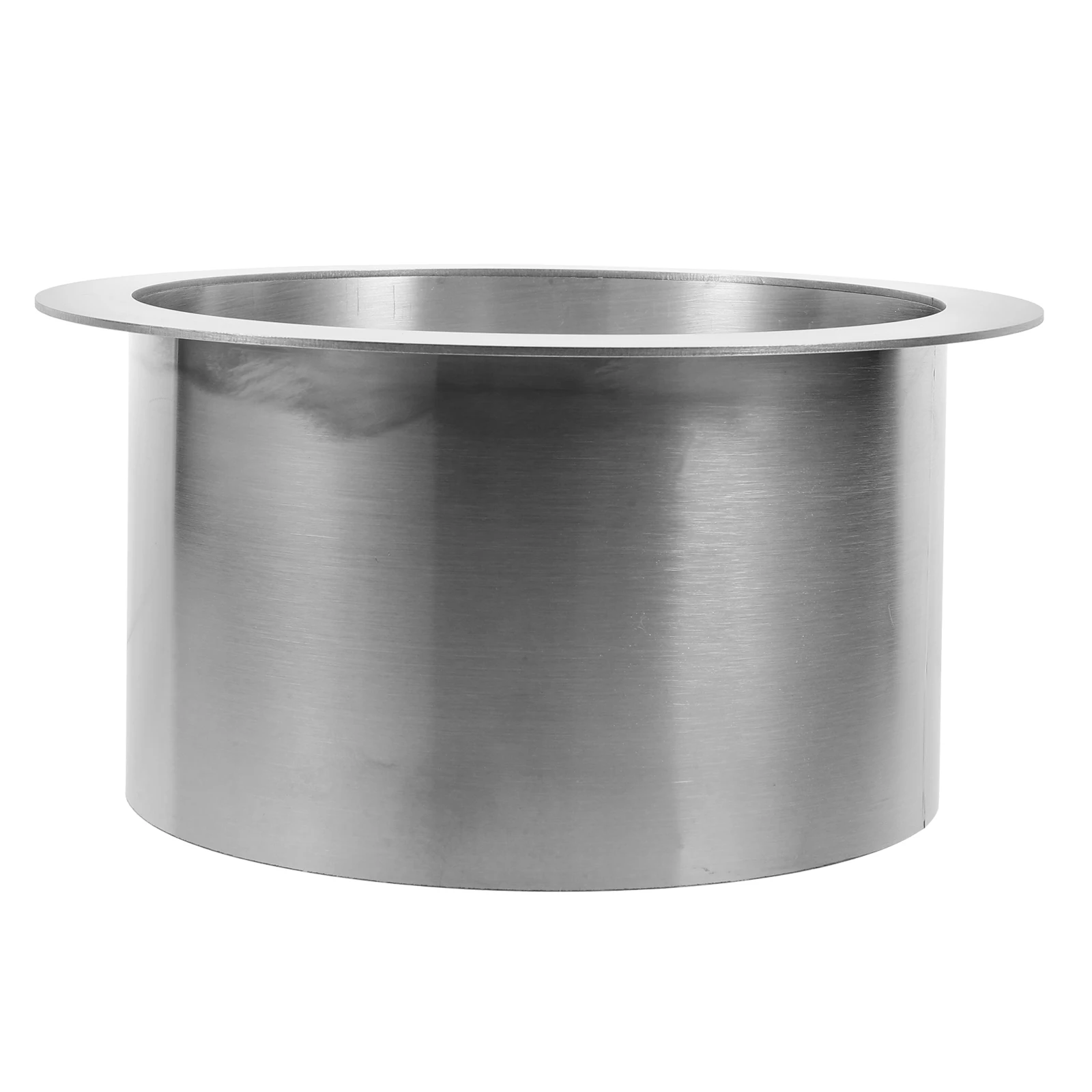 

Stainless Steel Garbage Trough Metal Trash Chute Grommet Kitchen Countertop Grommets Small Bin Tabletop Drop-in Waste