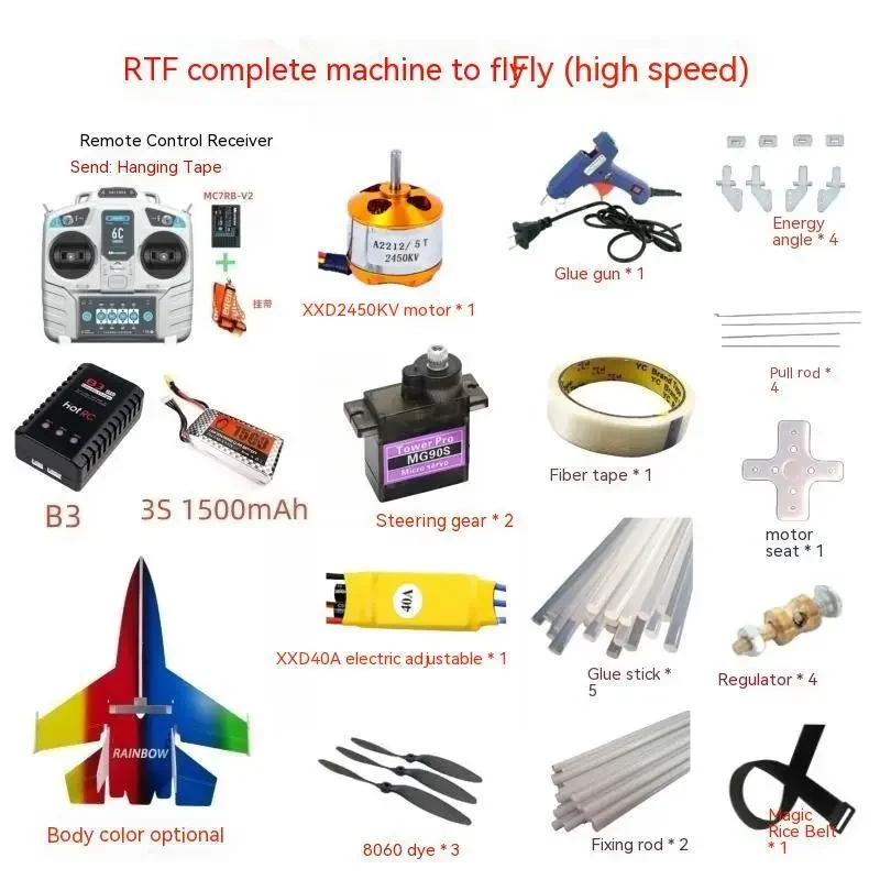 Shatter Resistant Pp Board para aeronaves modelo, asa fixa, planador controlado por rádio, DIY, Su27