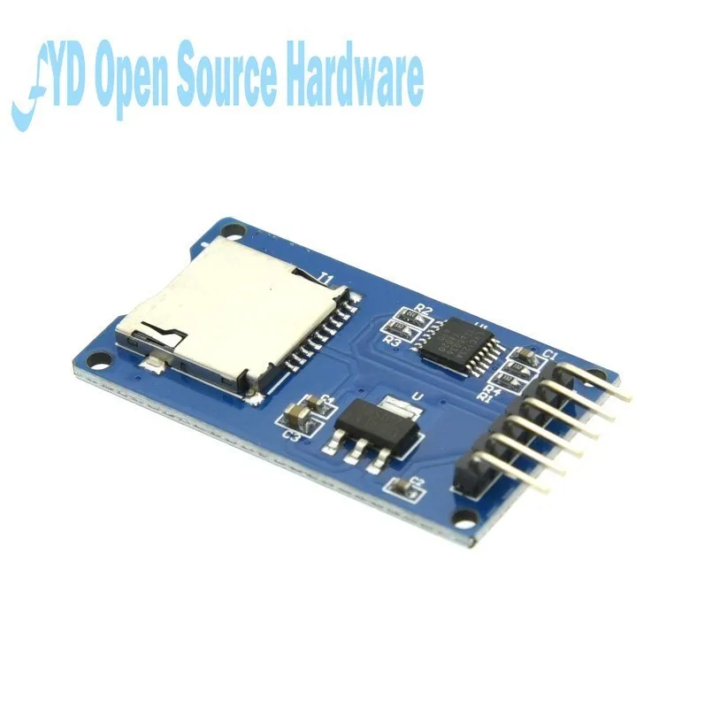 Micro SD card module TF card reader/writer SPI interface with level conversion chip